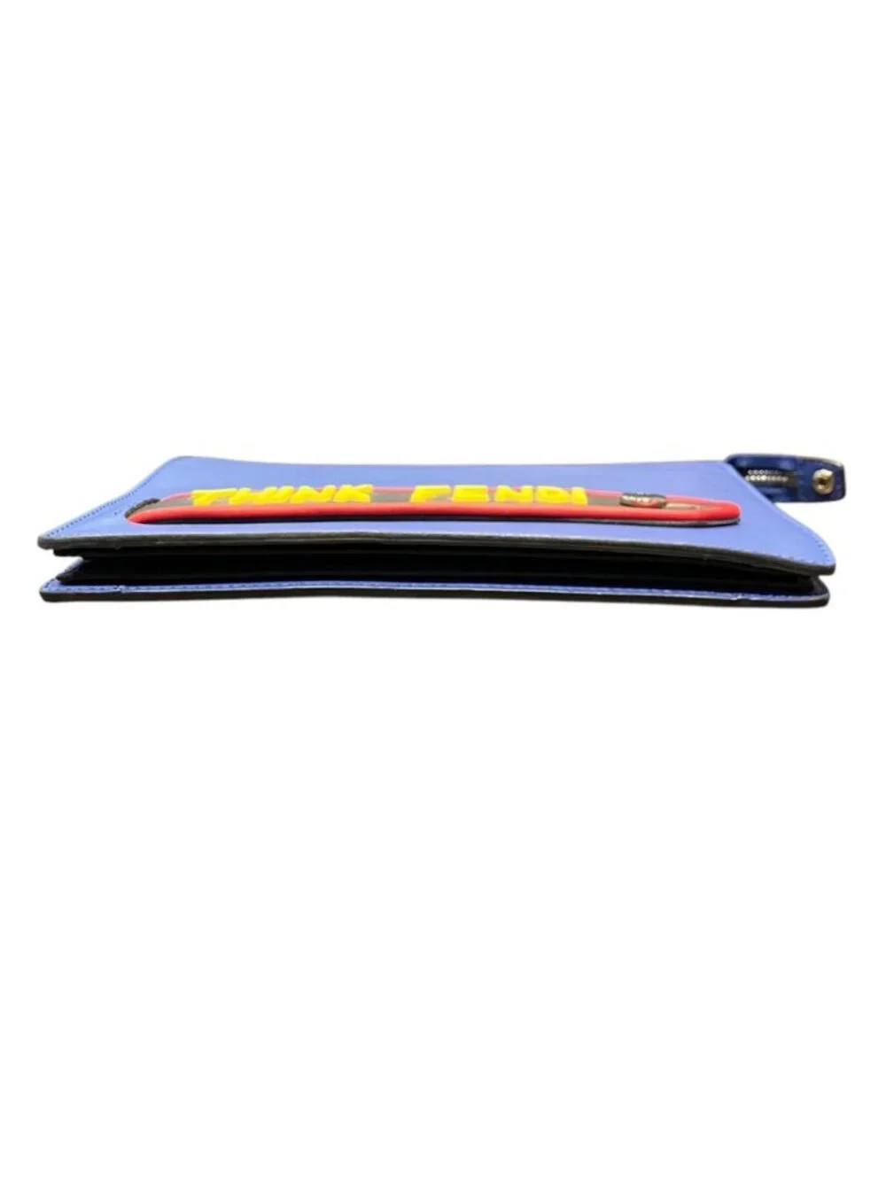 Fendi Vocabulary Rallye Pochette Clutch Calfskin